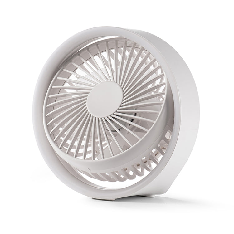 N601 180 Degree Rotating Type-C Desktop Fan with LED Ambience Light