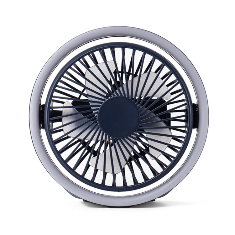 N601 180 Degree Rotating Type-C Desktop Fan with LED Ambience Light