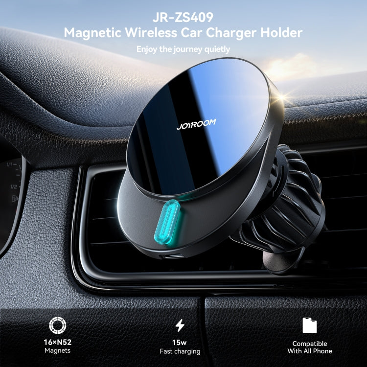 JOYROOM JR-ZS409 Magnetic Car Air Vent Phone Wireless Charging Mount