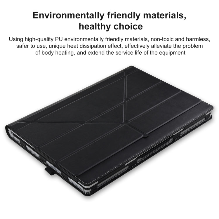 Deformation All-inclusive Leather Laptop Case, For Microsoft Surface Book 3 / 2 / 1 15 inch