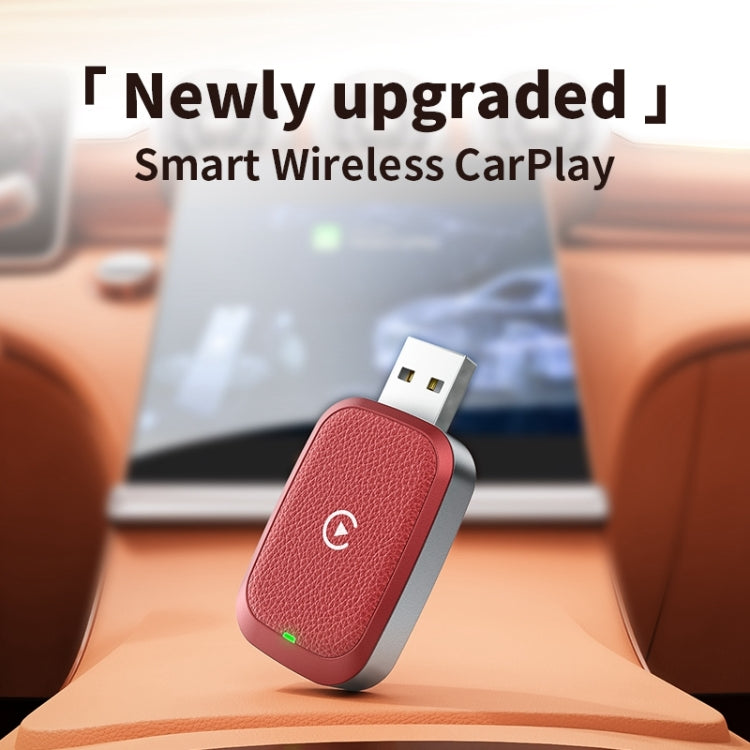 For iPhone Smart Wireless Car CarPlay Box Wired to Wireless Adapter