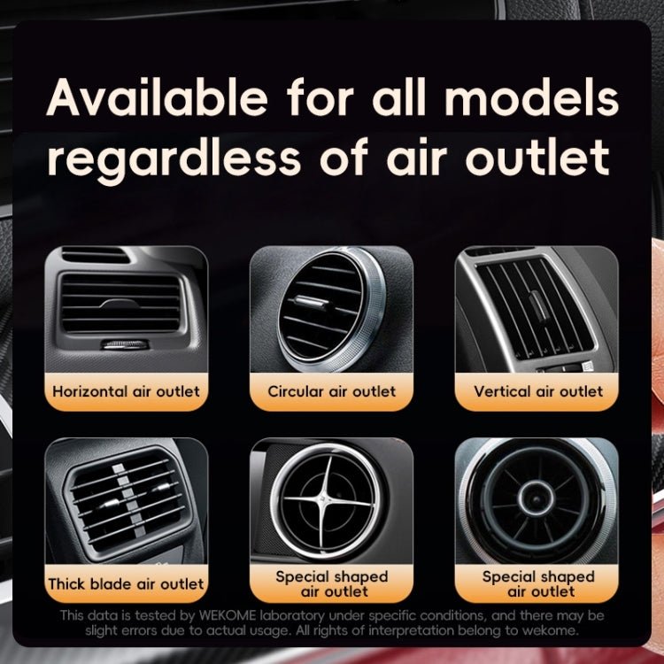 WEKOME WT-CA07 K-Captain Genuine Leather Solid Car Aroma Diffuser