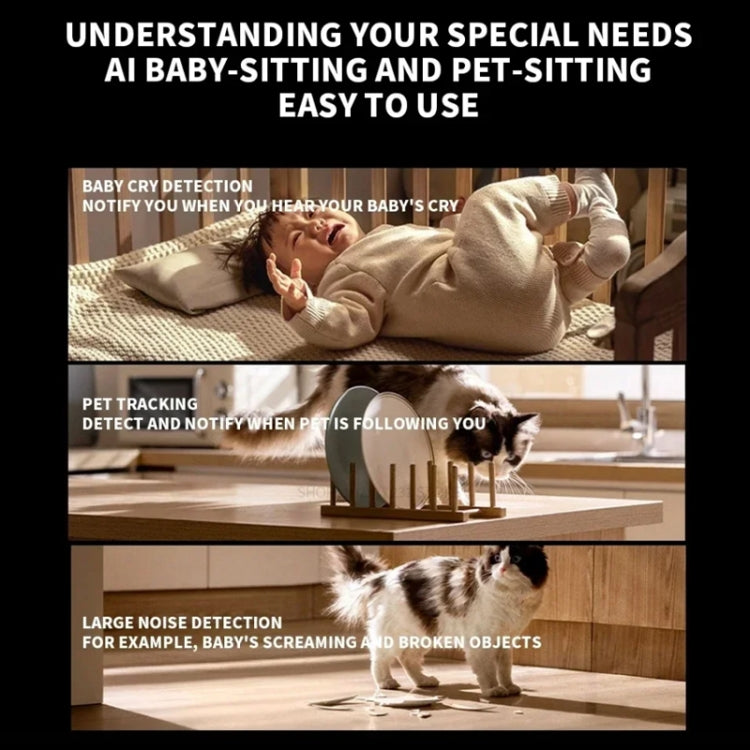 Original Xiaomi Smart Camera C700 4K 360 Viewing Angle Full-Color Night Vision AI Camera