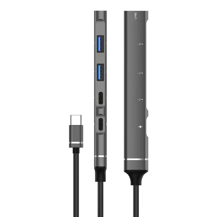 2 Type-C, 3 USB Multifunctional HUB Docking Station