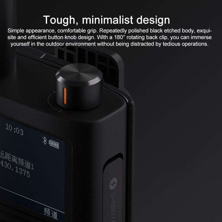 Original Xiaomi IP65 Waterproof UV Dual Band Walkie Talkie 2