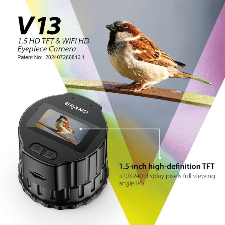 V13 1.5 inch TFT Screen WiFi HD Portable Eyepiece Camera