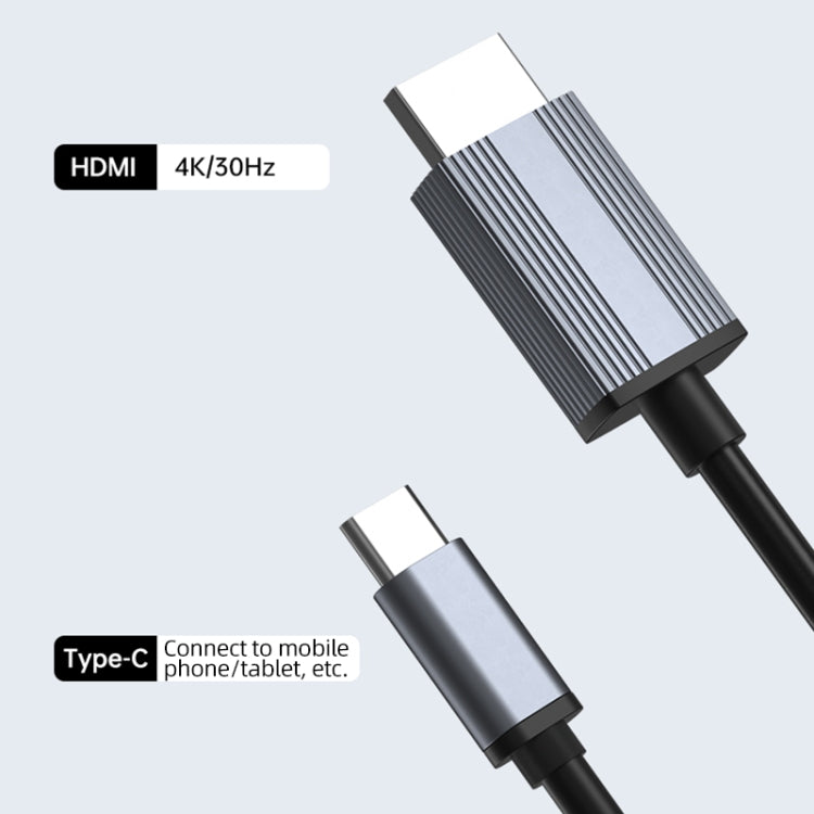 L17 USB-C / Type-C to HDMI Conversion Cable HD Same Screen Adapter Cable
