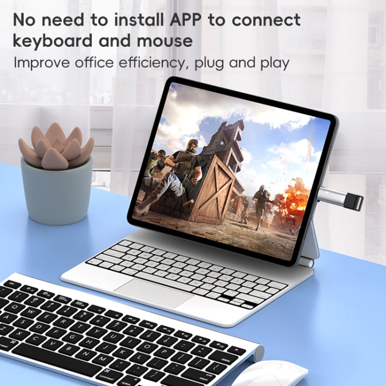 2 in 1 Type-C to USB and TF Card Reader Adapter