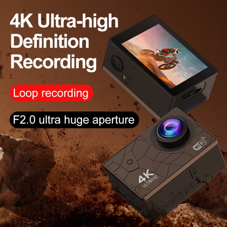 I5-361 2.0 inch IPS HD Screen Wide Angle 4K WiFi Action Camera