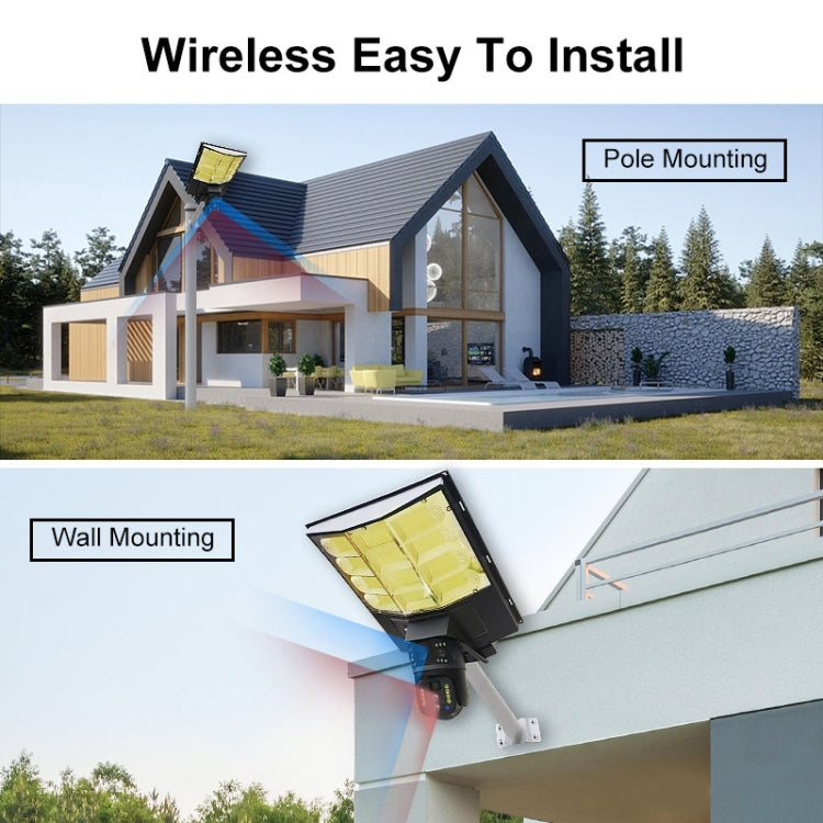 Solar Street Light with V380 4G WiFi 10X Dual-lens Monitoring HD Camera