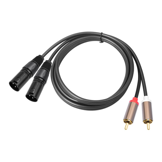 2 RCA Male to 2 XLR Male Audio Balance Cable