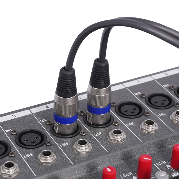 2 RCA Male to 2 XLR 3pin Male Audio Cable