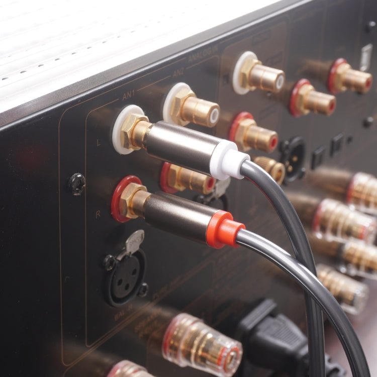 2 RCA Male to 2 XLR 3pin Male Audio Cable