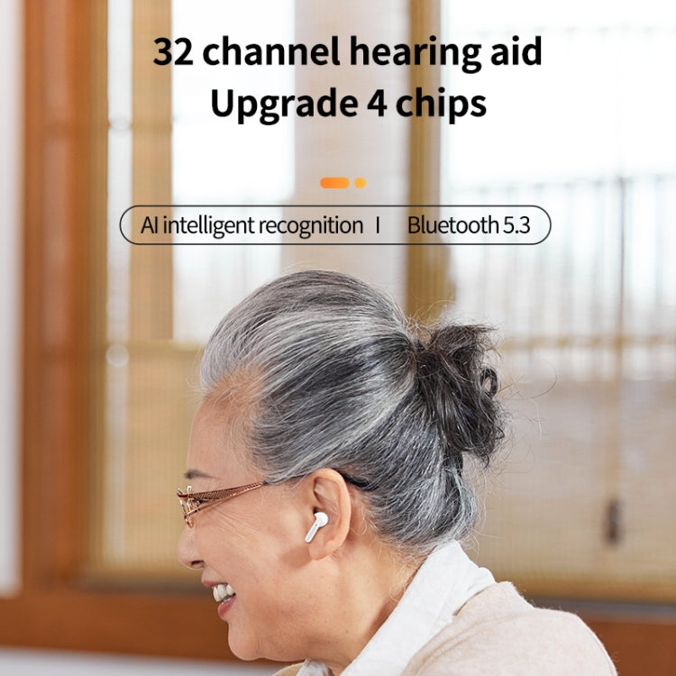 Bluetooth 5.3 In-ear AI Smart Recognition Hearing Aid