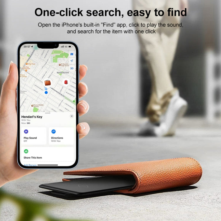 F5 Ultra-thin Card Type Location Tracker Anti-lost Device