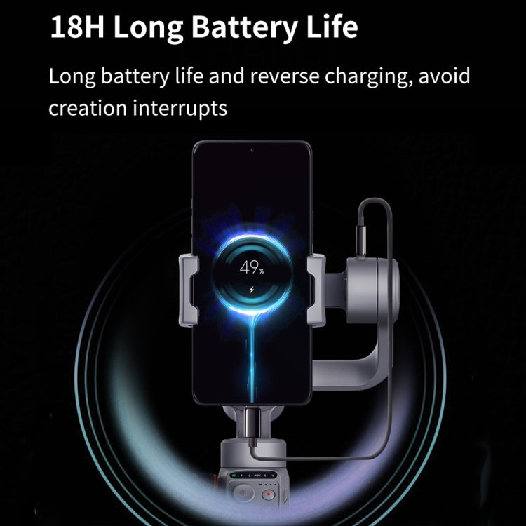 FUNSNAP Capture 5 Professional 3-Axis Handheld Gimbal Phone Live Stabilizer