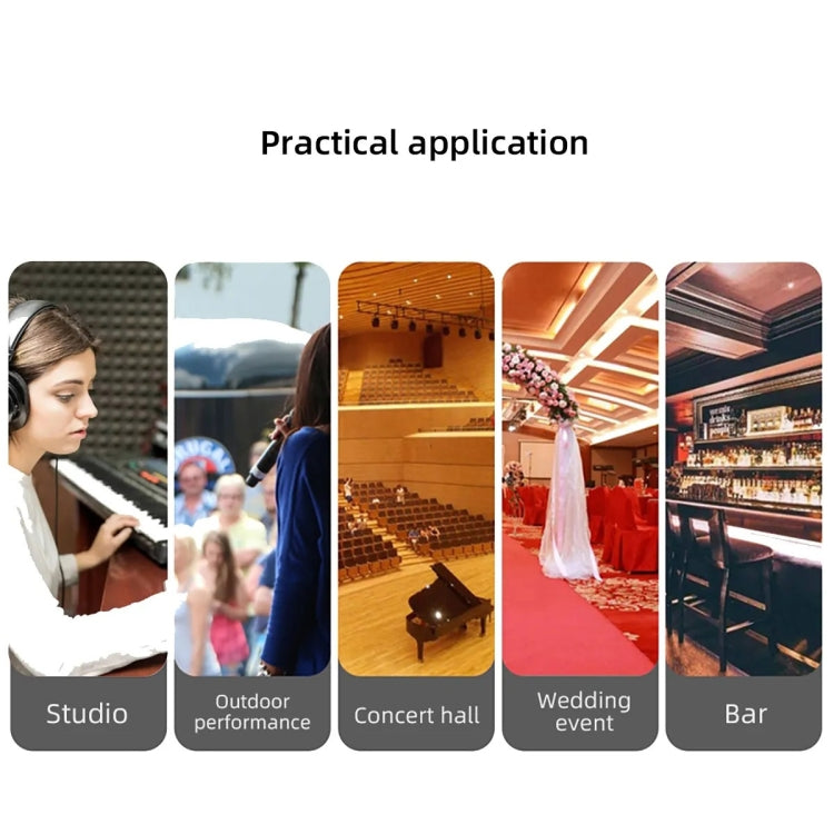 XTUGA CT80X 8-Channels Audio Mixer DJ Mixing Console with 48V Power Supply