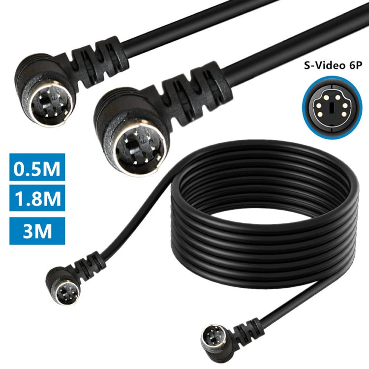 Mini DIN 6 Pin Core Extension Cable, 0.5m, 1.8m, 3m