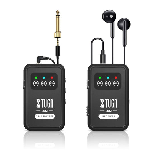 XTUGA J02 2.4G Stereo Wireless In-Ear Mini Monitor System with Transmitter & Receiver