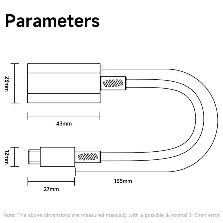 awei CL-217T USB-C / Type-C to HDMI 4K 30Hz UHD Adapter Cable