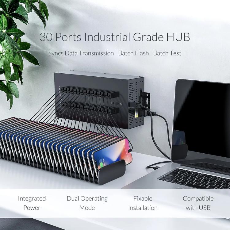 ORICO IH30P Industrial Grade 30 Ports USB 2.0 Hub