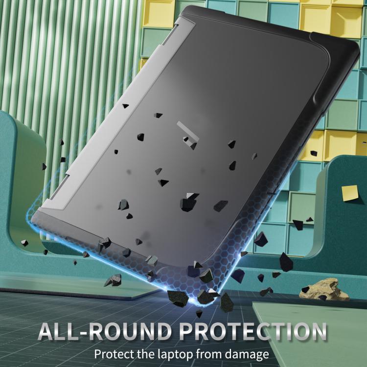 TPU + PC Two-color Anti-fall Laptop Protective Case