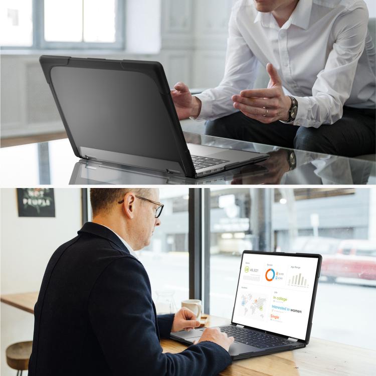 TPU + PC Two-color Anti-fall Laptop Protective Case