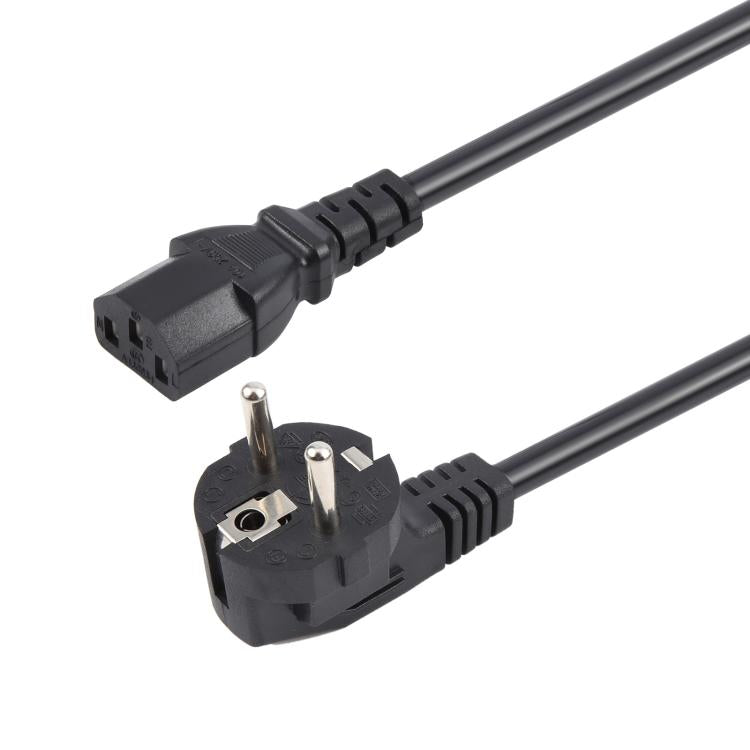 EU Plug Computer PC Power Cord 3 Pin Cable 0.5 Square