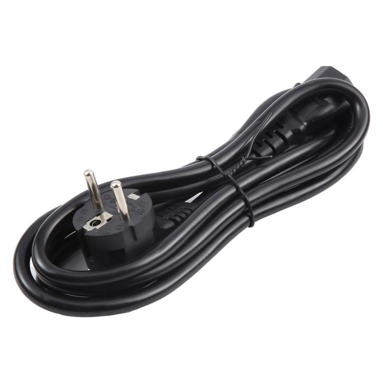 EU Plug Computer PC Power Cord 3 Pin Cable 0.5 Square