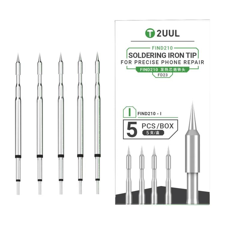 2uul 5 in 1 Soldering Iron Tips for Most C210 Soldering Station