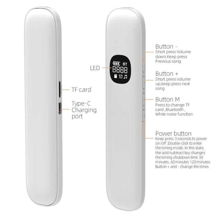 BLD07 Bone Conduction Bluetooth 5.4  Sleep Speaker