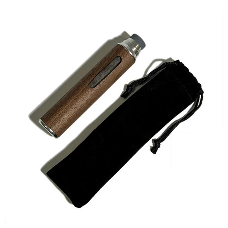 Walnut Car Ashtray Portable Lazy Cigarette Holder