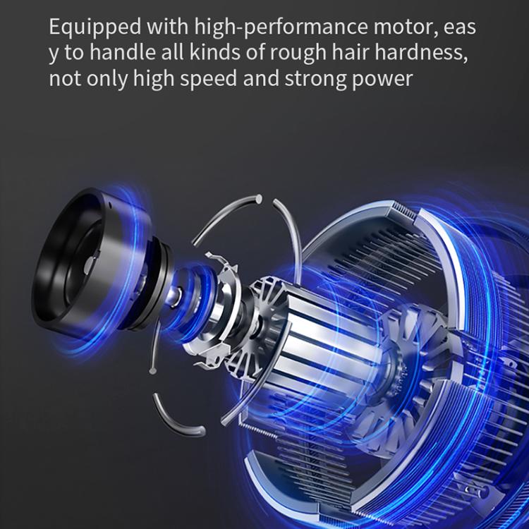 VGR VGR-282 4-gear Fine-tuning Digital Display USB Electric Hair Clipper