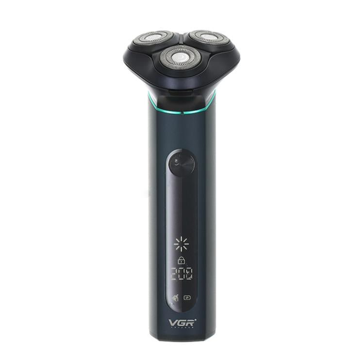 VGR V-310 Digital Display Three-blade IPX7 Electric Shaver