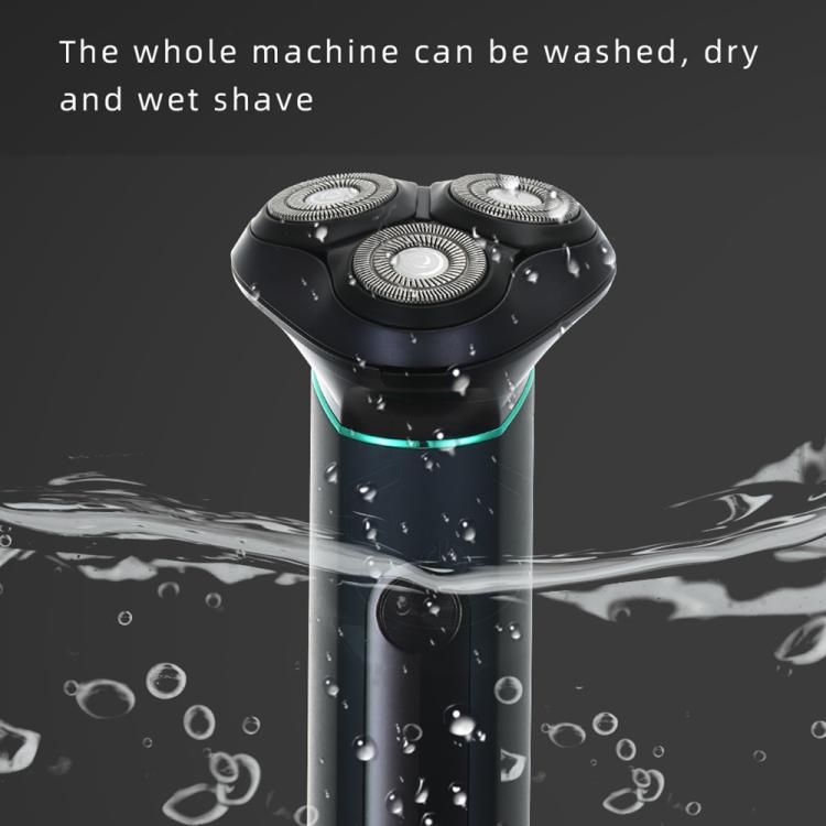 VGR V-310 Digital Display Three-blade IPX7 Electric Shaver