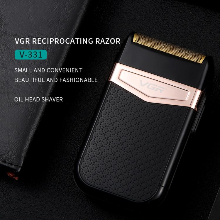 VGR V-331 Reciprocating Rotary 2 Cutter Head IPX4 Electric Shaver