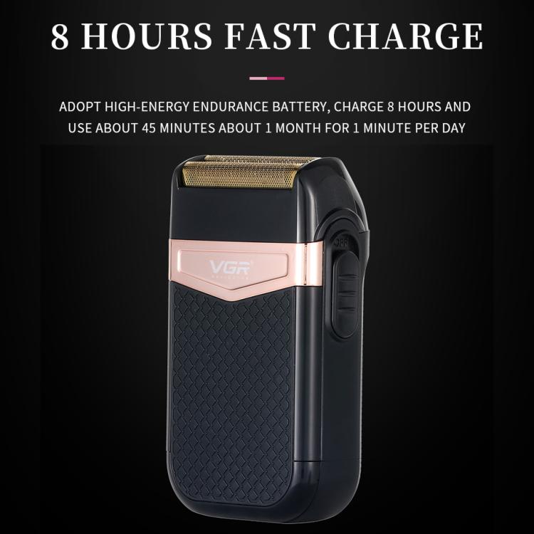 VGR V-331 Reciprocating Rotary 2 Cutter Head IPX4 Electric Shaver