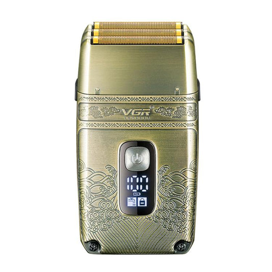 VGR V-335 Retro Digital Display IPX6 Electric Shaver