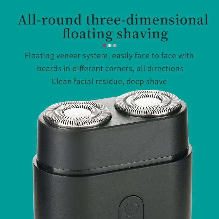 VGR V-341 Rotating 2 Cuttter Head Portable Electric Shaver