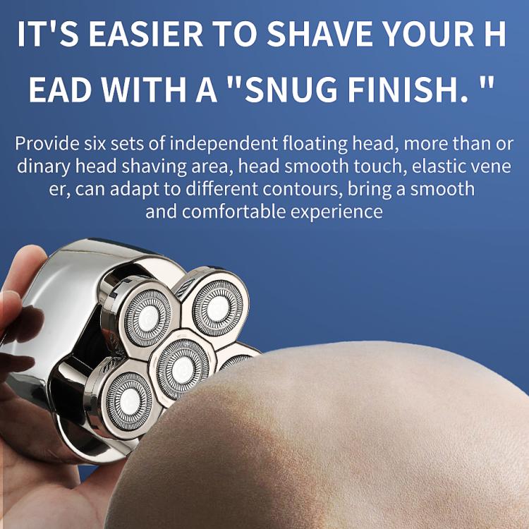 VGR V-395 Six Cuttter Heads IPX6 Electric Shaver