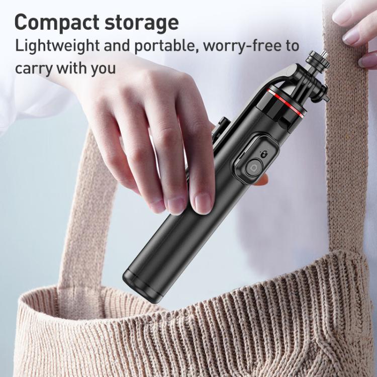 Lenovo Thinkplus H1V Premium Aluminum Alloy Bluetooth Selfie Stick, 1.3m