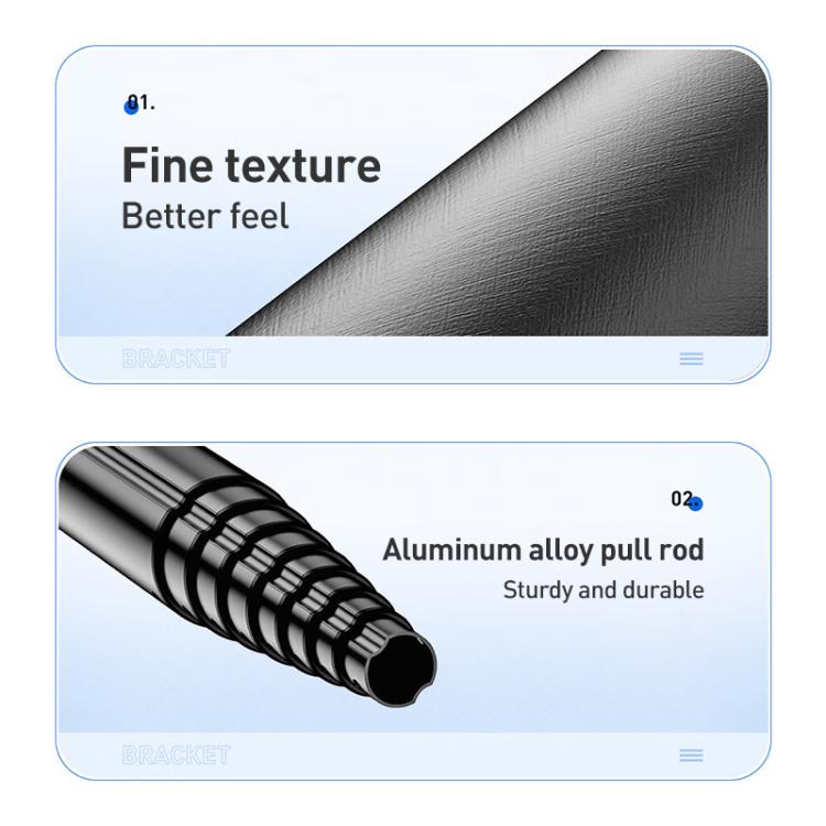 Lenovo Thinkplus H1V Premium Aluminum Alloy Bluetooth Selfie Stick, 1.3m