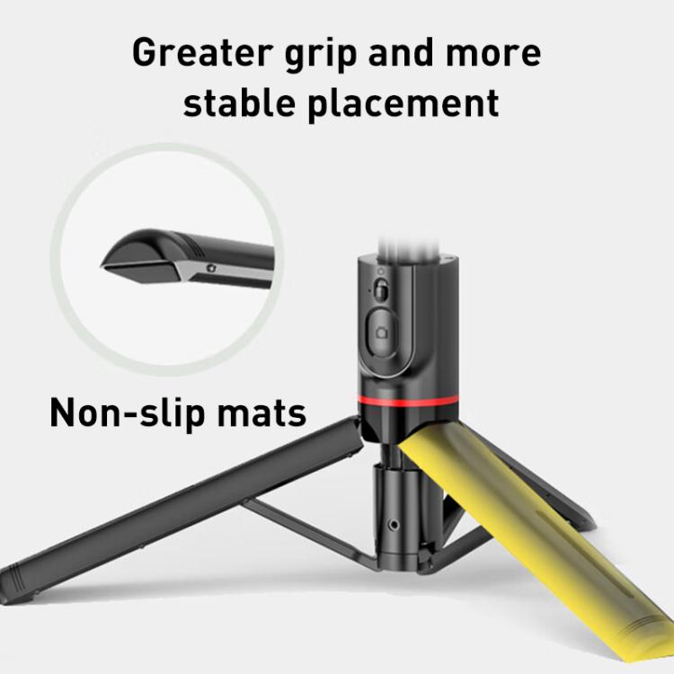 Lenovo Thinkplus H11B Flagship Stainless Steel Bluetooth Selfie Stick, 1.1m