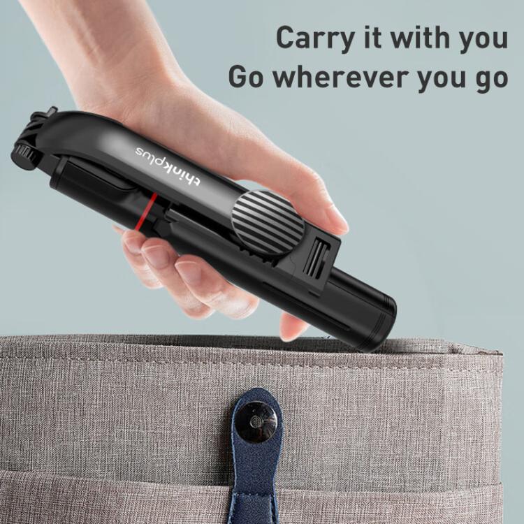 Lenovo Thinkplus H11B Flagship Stainless Steel Bluetooth Selfie Stick, 1.1m