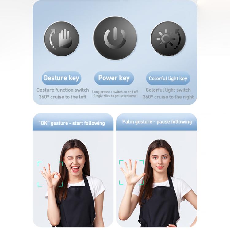 Lenovo Thinkplus H1C 360 Degree Face Recognition Smart AI Tracking Gimbal
