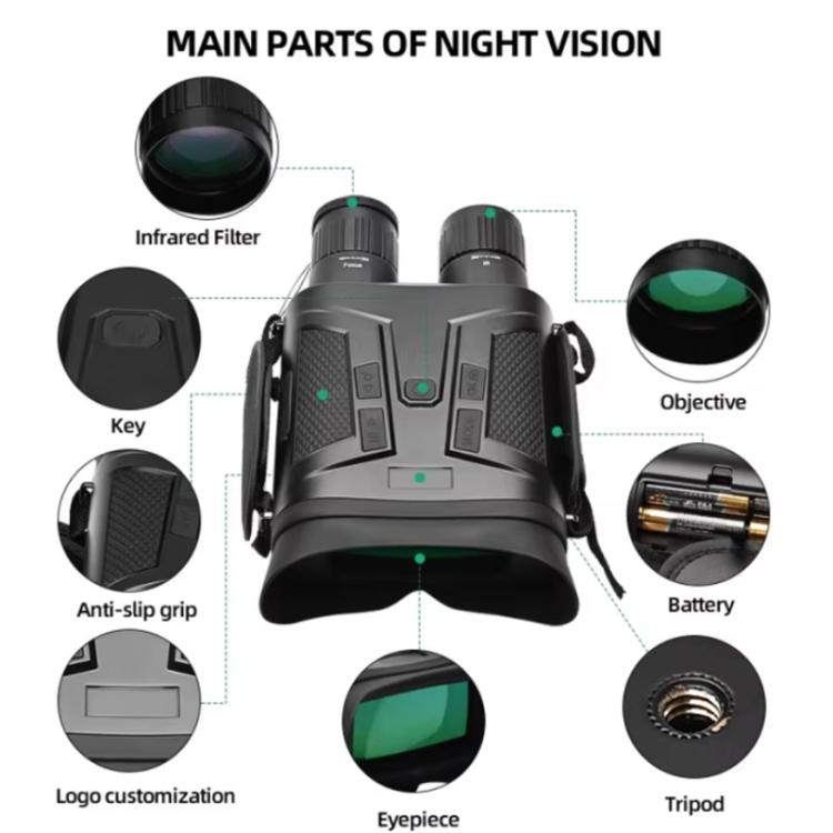 NVG800LS 3 inch LCD Screen Binocular Digital Night Vision Device
