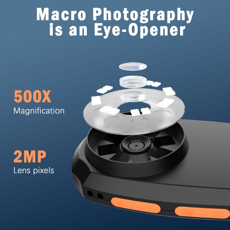 CPL-05-0011 2MP 2 inch HD Screen Handheld Digital Microscope 500X Magnification