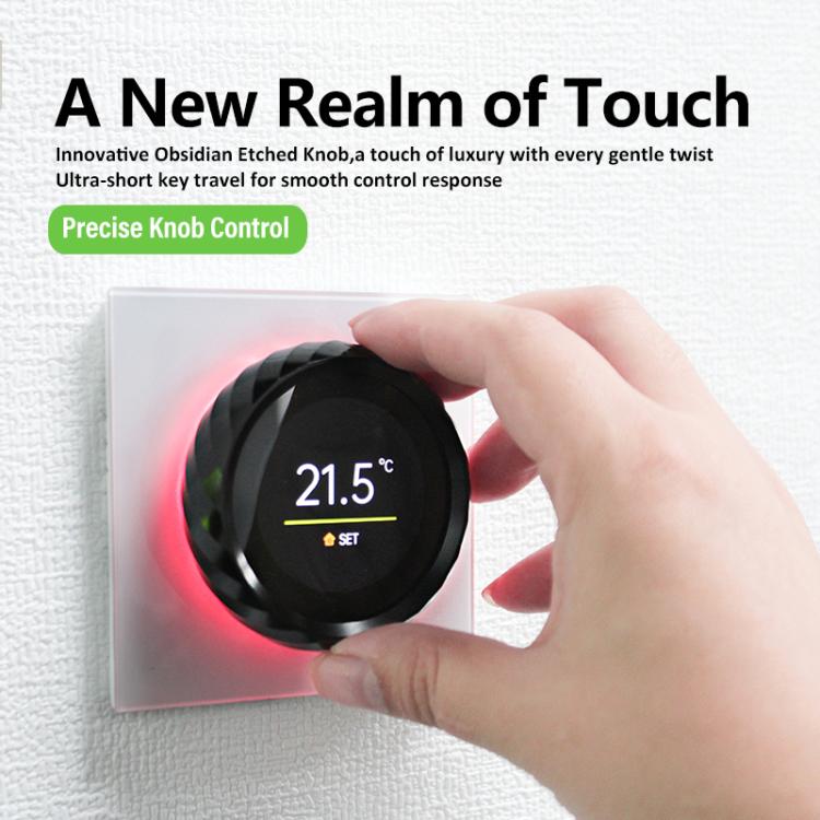 1.6 inch TFT Color Screen WiFi Smart hreaded Knob Thermostat
