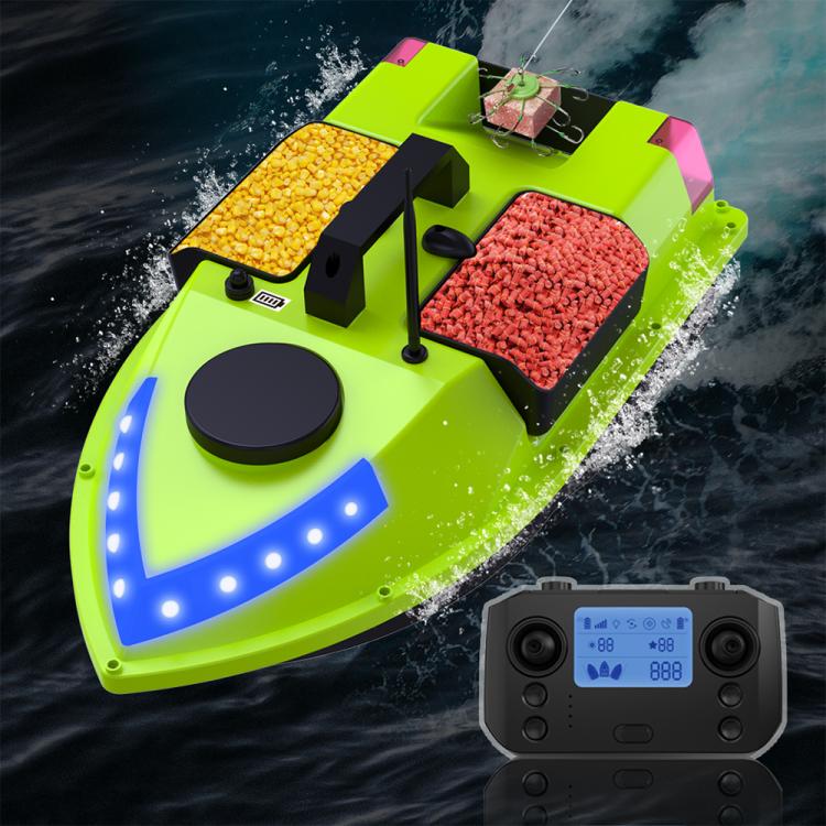 D20 Three Hoppers Smart Control Fishing Bait Boat Support GPS Built-in Light Strip