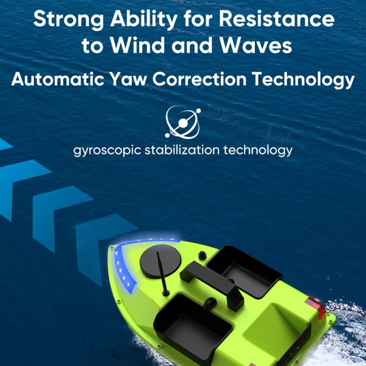 D20 Three Hoppers Smart Control Fishing Bait Boat Support GPS Built-in Light Strip